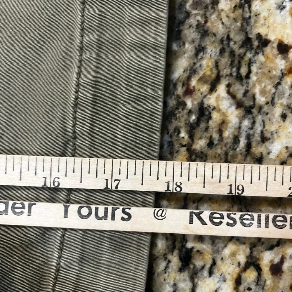 Pilcro and the Letterpress Olive Green Button Front Mini Skirt Womens Size 2‎
